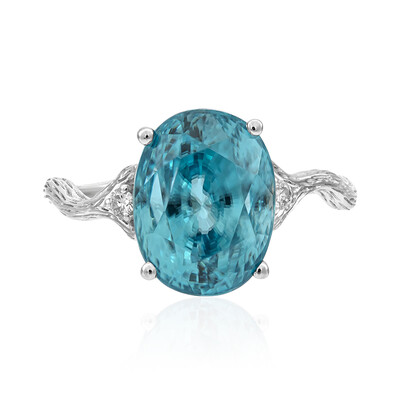 Gouden ring met een Ratanakiri zirkoon (CIRARI)
