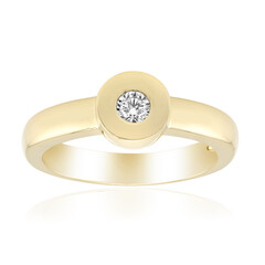 Zilveren ring met een Diamant SI1 (G)