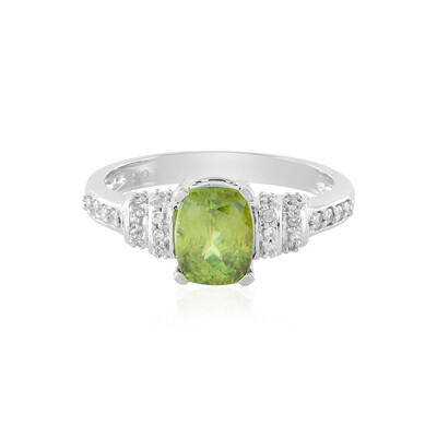 Gouden ring met een sfeen