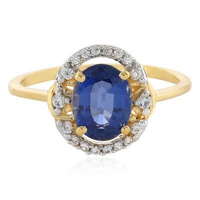 Gouden ring met een kyaniet (Odyssey by Hannah)