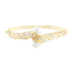 Gouden armband met zoetwater kweekparels (Ornaments by de Melo)