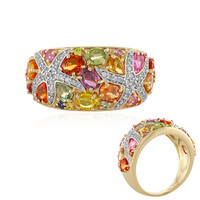 Gouden ring met saffieren (Adela Gold)