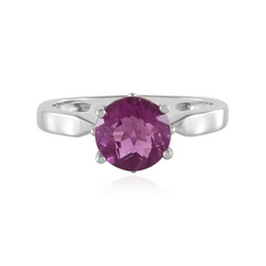 Zilveren ring met een Roze Fluoriet