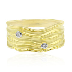 Zilveren ring met een I1 (G) Diamant