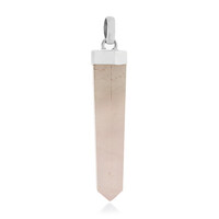 Zilveren hanger met een rozen kwarts