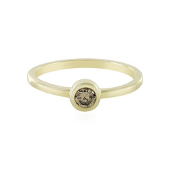Gouden ring met een I4 Champagne Diamant