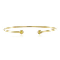 Zilveren armband met gele VS1 diamanten