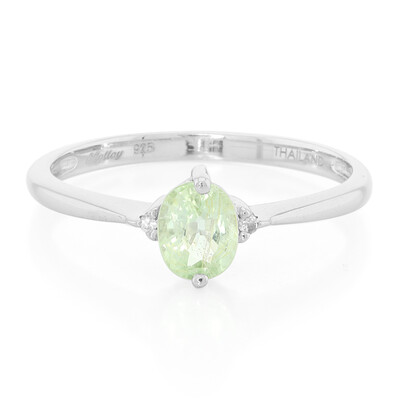 Zilveren ring met een Paraiba toermalijn