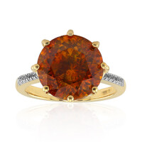 Gouden ring met een Spaanse sfaleriet