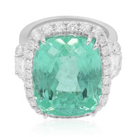 Gouden ring met een Paraiba toermalijn (CIRARI)