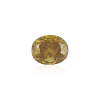 Edelsteen met een gele SI2 diamant 0,24 ct