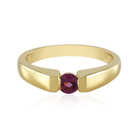 Zilveren ring met een rhodliet