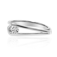 Gouden ring met een VS2 Diamant (E) (adamantes [!])
