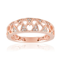 Zilveren ring met zirkonen (SAELOCANA)