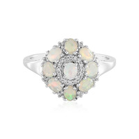 Zilveren ring met Welo-opalen