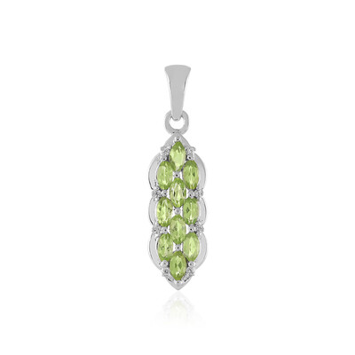 Zilveren hanger met Arizona-peridoots