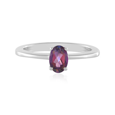 Zilveren ring met een Paarse Mystieke Topaas