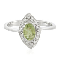Zilveren ring met een Paraiba toermalijn
