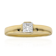 Gouden ring met een IF Diamant (D)