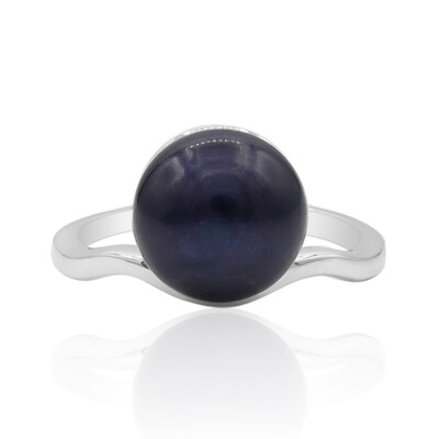 Zilveren ring met een zoetwater kweekparel (TPC)