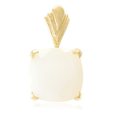 Zilveren hanger met een witte maansteen