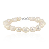 Zilveren armband met zoetwater kweekparels (TPC)