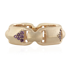 Zilveren ring met rhodolieten