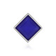 Zilveren hanger met een Blauwe chalcedoon (MONOSONO COLLECTION)