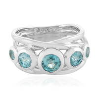 Zilveren ring met een Ratanakiri zirkoon