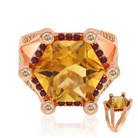 Gouden ring met een Madeira citrien (Adela Gold)