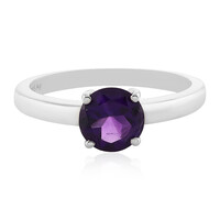 Zilveren ring met een amethist