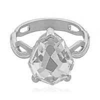 Zilveren ring met een witte kwarts (TPC)
