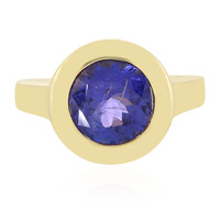 Zilveren ring met een tanzaniet