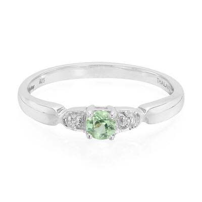 Zilveren ring met een Paraiba toermalijn