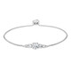 Zilveren armband met een witte topaas (Adela Silber)