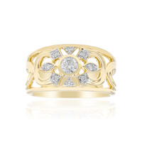 Gouden ring met een Diamant SI1 (G)