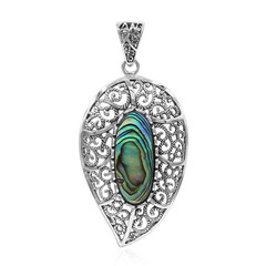 Zilveren hanger met een Abalone schelp (Art of Nature)