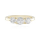Gouden ring met een zirkoon (de Melo)