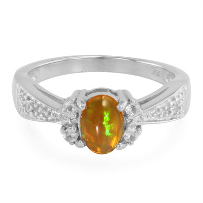 Gouden ring met een Kalimaya-Opaal