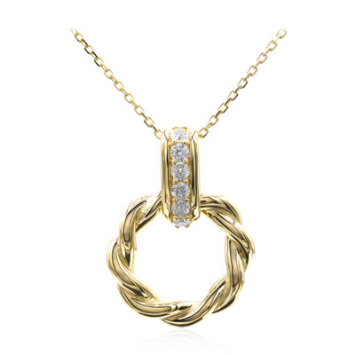 Gouden halsketting met I1 (H) Diamanten (CIRARI)