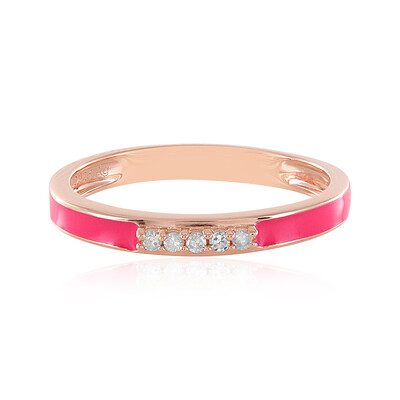 Zilveren ring met I2 (I) Diamanten