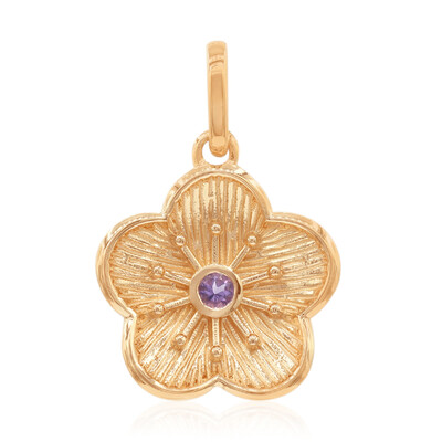 Zilveren hanger met een amethist