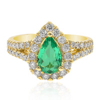 Gouden ring met een Columbiaanse smaragd (CIRARI)