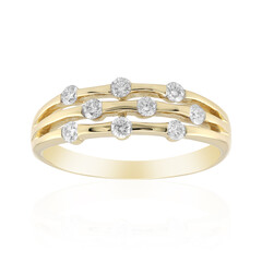 Gouden ring met Diamanten SI1 (G)