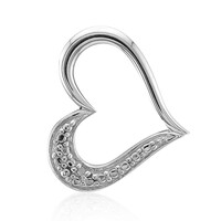 Zilveren hanger met een I2 (I) Diamant
