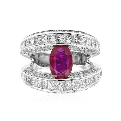 Gouden ring met een Birmese Robijn (Estée Collection)