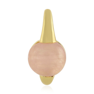 Zilveren hanger met een rozen kwarts