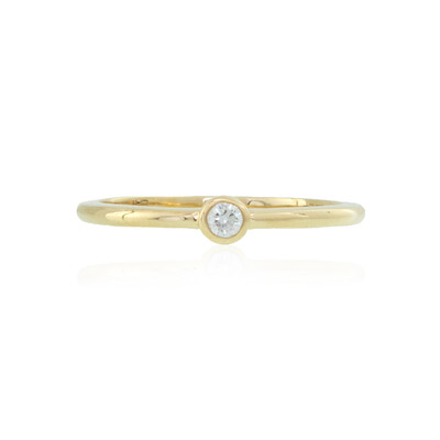 Gouden ring met een Loepzuivere (F) Diamant (LUCENT DIAMONDS)