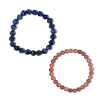 Armband met lapis lazulistenen
