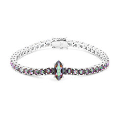 Zilveren armband met een mystieke kwarts